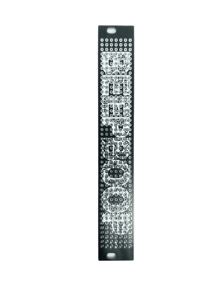 BeepBoop Electronics Eurorack Blank Panel (3U 4hp Perfboard Black)
